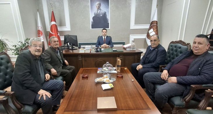 Beypazarı Muhtarlar Derneğinden Cumhuriyet başsavcısına ziyaret