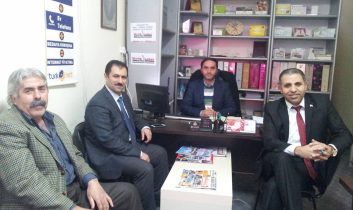 Aksaray Milletvekili A.Adayı Av.Fahrettin Özyön Gazetemizi ziyaret etti