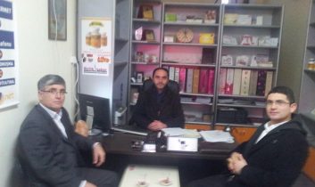 Güdende Gazetemizi ziyaret ettiler