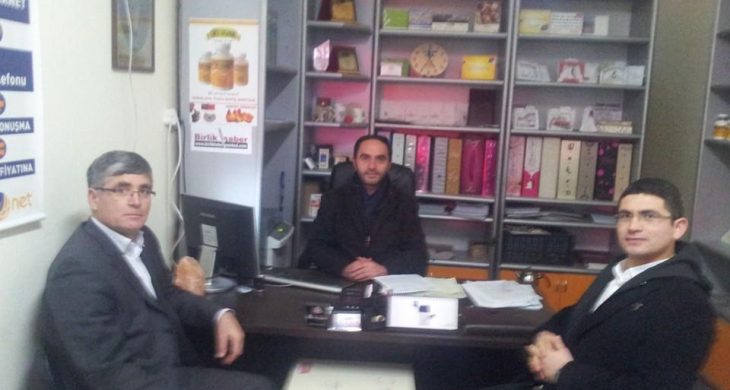 Güdende Gazetemizi ziyaret ettiler